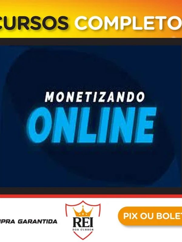 Capa do curso Monetizando Online - eusoumac