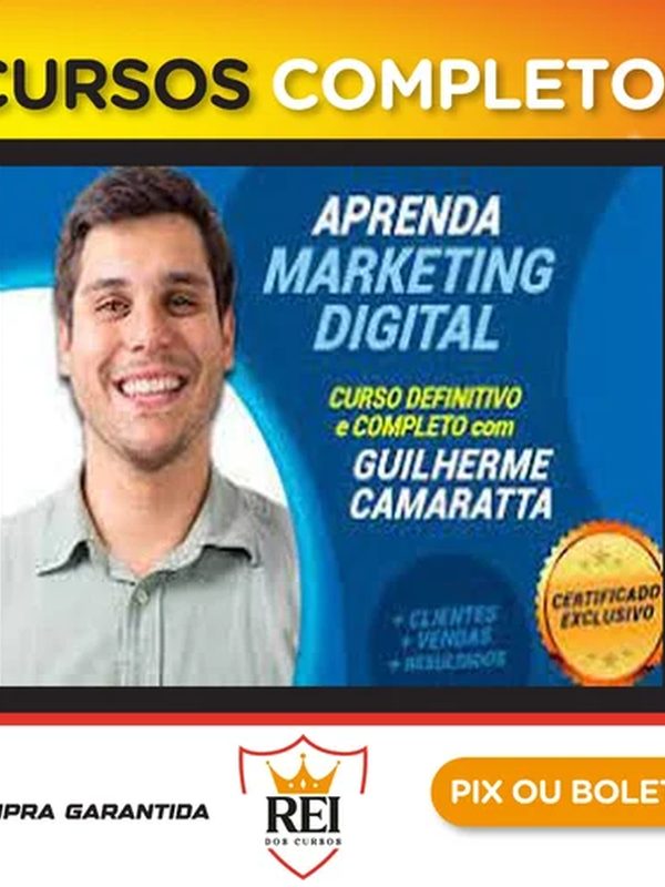 Capa do curso Empreendedor Digital - Guilherme Camaratta