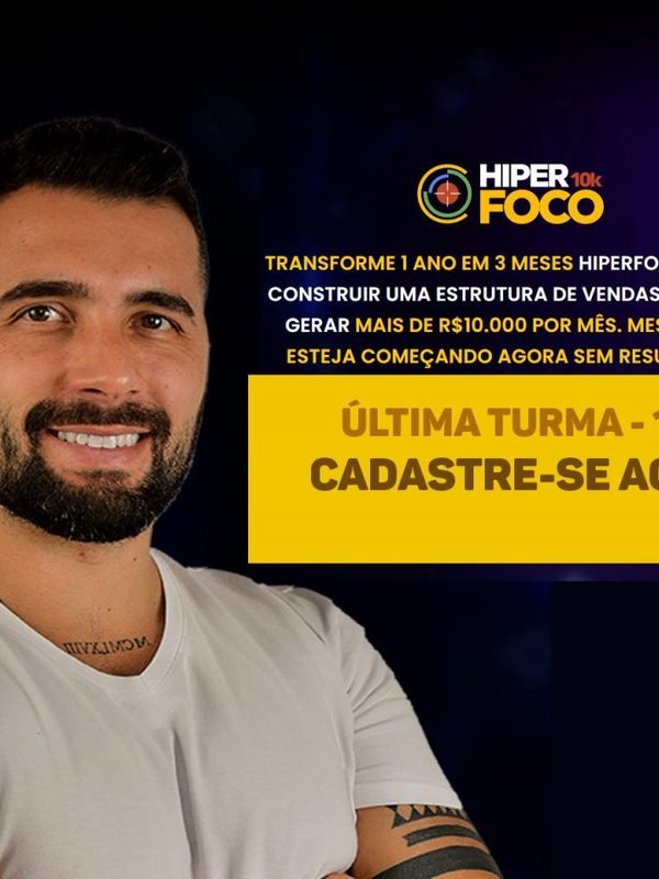Capa do curso Hiperfoco 10k - Caio Calderaro